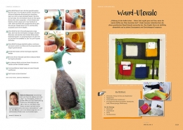 filzfun special Nr. 5, Laufente und Wand-Utensilo