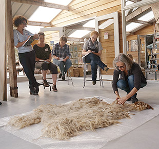 Teilnehmer der Dutch Felt Academy